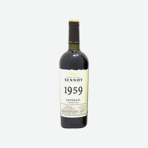 Вино России СЕННОЙ 1959 Саперави красное сухое 750мл