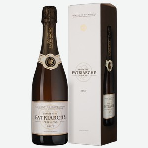 Игристое вино Cremant Brut Blanc в подарочной упаковке 0.75 л