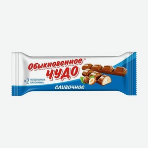 Батончик Обыкновенное чудо Сливочное 55г ) шоу-бокс