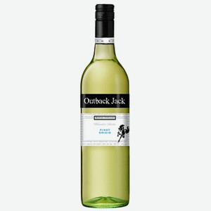 Вино Outback Jack Пино Гриджио, белое сухое 0,75 л, Австралия
