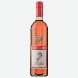 Вино Barefoot White Zinfandel розовое полусладкое 0,75 л