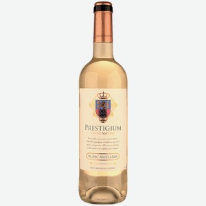Вино Prestigium, белое полусладкое, 0,75 л, Франция