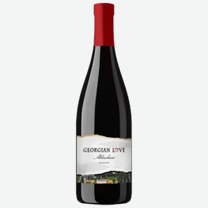 Вино Georgian Love Ахашени красное полусладкое 0,75 л