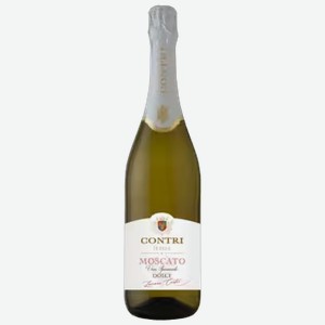 Вино игристое Contri Moscato Spumante белое сладкое 0,75 л