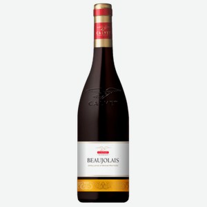Вино Calvet Beaujolais, красное сухое, 0,75 л, Франция