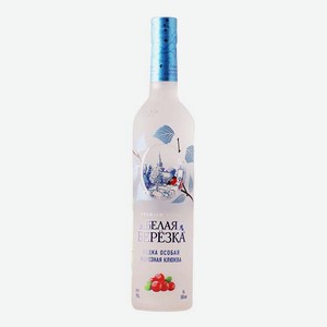 Водка Белая Березка Морозная Клюква особая 0.5л