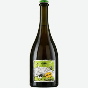 Вино игристое Гусев «ПЕТ-НАТ» Неретинский 0.75 л