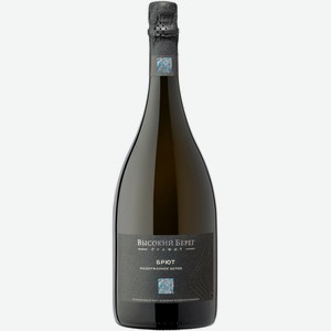 Вино Кубань-Вино,  Высокий Берег  Брют Графит, 1500 мл, Игристое-белое, Сухое