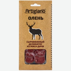 Бакалея  Сегрети д Артиджано  Колбаса Сыровяленая из Оленя, нарезка,
