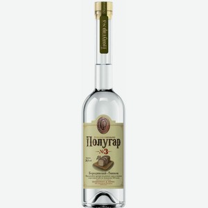 Водка  Полугар  №3, Бородинский с тмином, 1500 мл