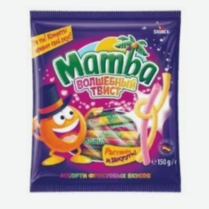 Жев, конф. Mamba Волшебный твист 150г