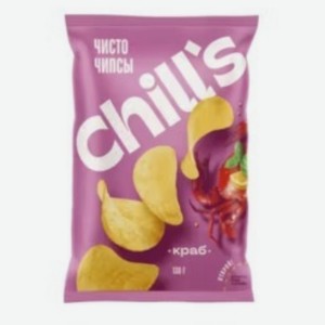 Чипсы картофельные Chill s Краб 130 г