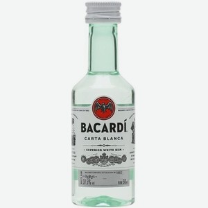 Ром  Бакарди  Карта Бланка, 50 мл