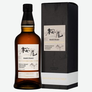 Виски Sakurao Single Malt Sauternes Cask Finish в подарочной упаковке 0.7 л