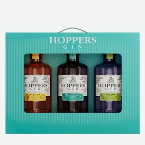 Джин Hoppers в подарочной упаковке, 0.5 л
