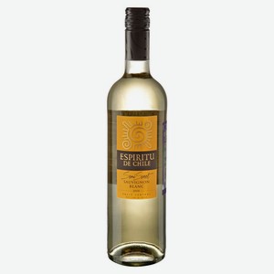 Вино белое Espiritu de Chile Sauvignon Blanc полусладкое Чили, 750 мл