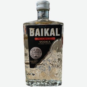 Водка МАК,  Байкал  Блэк Лайт, фляга, 250 мл