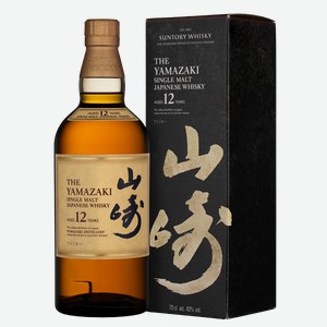 Виски Yamazaki 12 years в подарочной упаковке 0.7 л