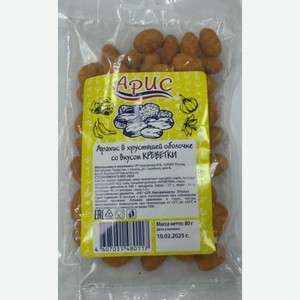 Арахис в глазури со вкусом креветка 80гр