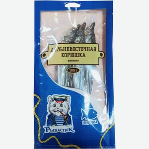 Корюшка вяленая 70 гр Дальневосточная ТМ Рыбастик