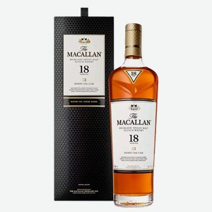 Виски Macallan Sherry Oak Cask 18 years old в подарочной упаковке 0.7 л