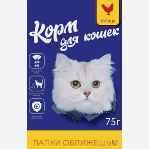 Корм Влажный Для Кошек Бристоль Курица В Соусе 75Г