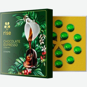 Шоколад  Райз  Эфиопия, шоколадные конфеты с кофейной начинкой, 15 шт.,