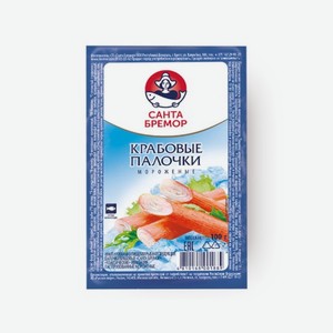 Палочки САНТА БРЕМОР крабовые 100г
