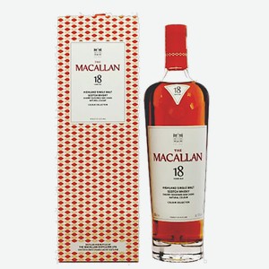 Виски Macallan Colour Collection 18 years old в подарочной упаковке 0.7 л