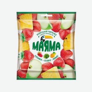 Мармелад жевательный Маяма ананас/ябл/клубн 70г
