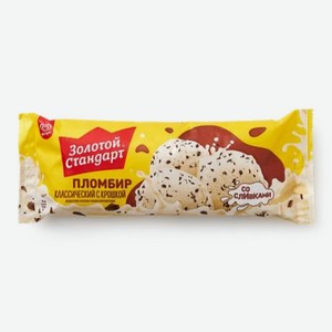 Мороженое ИНМАРКО ЗОЛОТОЙ СТАНДАРТ пломбир с шоколад.крошкой 400г БЗМЖ