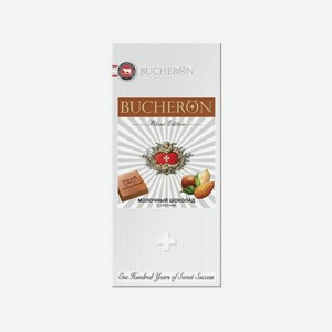 Шоколад BUCHERON Blanc Edition молочный с орехами 85г