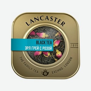Чай LANCASTER черный с бергамотом лепестками василька и розы 75гр ж/б