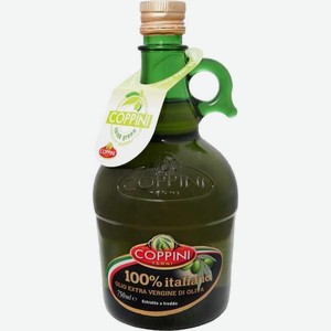 Масло  Коппини  100% Итальянское Оливковое Масло Экстра Верджин, в бутылке Амфора, 750 мл