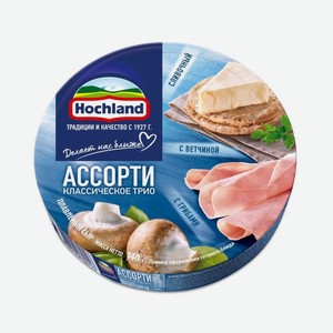 Сыр ХОХЛАНД АССОРТИ Синий сегмент круг 140г БЗМЖ