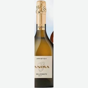 АРИСТОВ АНИМА Вино игр. 10% (Россия) 0.75 л белое брют