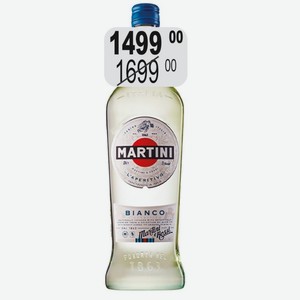 МАРТИНИ БЬЯНКО Напиток винный 15% (Италия) 1 л сладкий/сухой