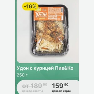 Удон с курицей Пив&Ко 250 г