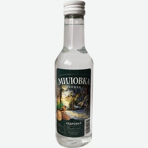 Водка  Миловка  Кедровая, 250 мл