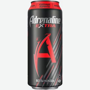 Энергетический Напиток Adrenaline Extra Ж/Б 0,449Л