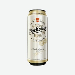 Пиво БОХОЛТЕР КВИК Лагер 5% 500мл ж/б
