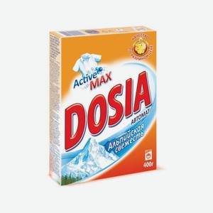 Порошок стиральный ДОСЯ Актив 3 альп. свежесть 400г