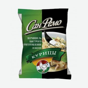 Лапша б/п СанФемо со вкусом курицы 50 г