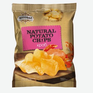 Чипсы картофельные Краб Штурвал 70 г