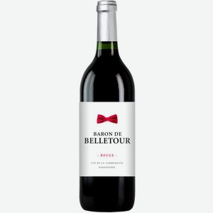 Вино Baron de Belletour красное полусладкое 10.5% 750 мл