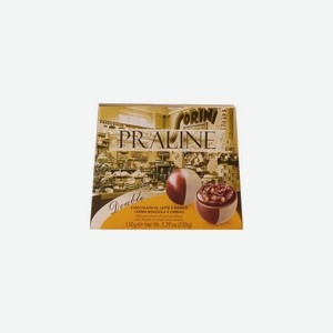 Конфеты Конфеты Сорини из молочного и белого шоколада с пралине и злаками Bauletto Double 0.15кг