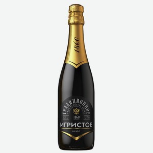 Вино игристое Традиционное белое брют 11,5% 0,75л