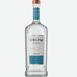 Водка Сябры Мягкая 38% 0,5л