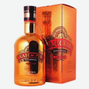 Водка Ханская Republic Edition Gold 40% 0,5л
