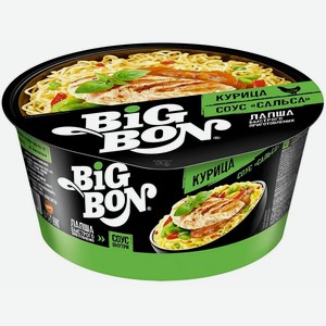 Лапша Big Bon курица и соус сальса 85гр